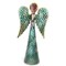 Hand-Painted Steel Angel Decor – 12 inches Embossed and Hand-Cut Art